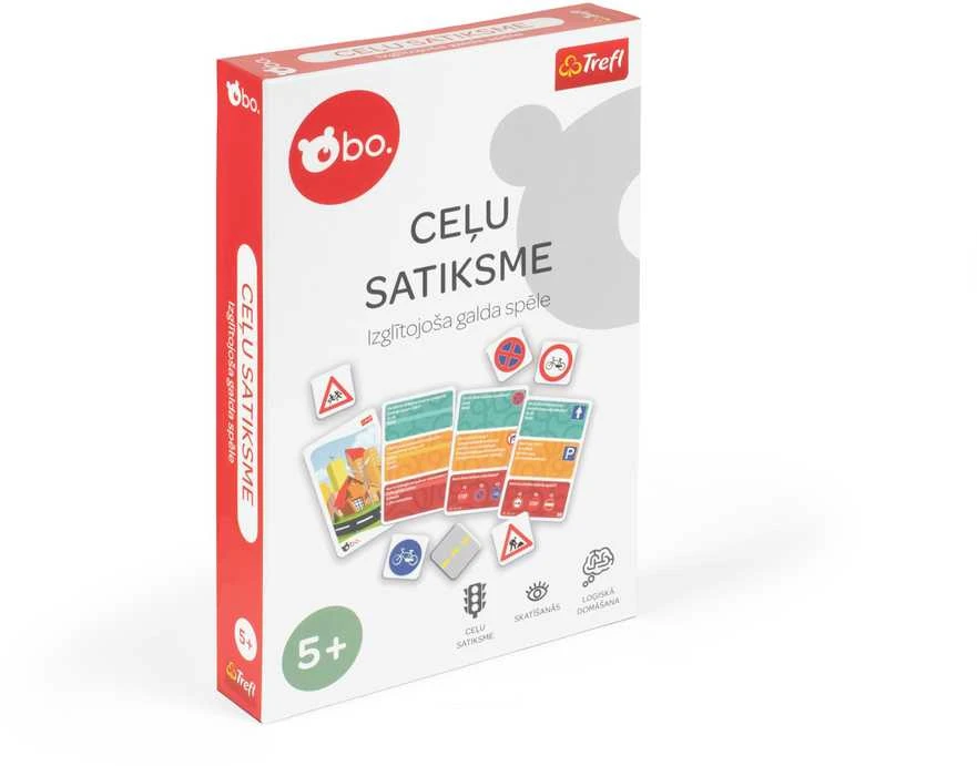 BO Izglītojoša galda spēlē "Ceļu satiksme" (Latviešu val.)