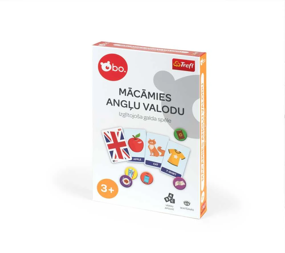 BO Izglītojošā galda spēle "Mācāmies angļu valoda" (Latviešu val.)