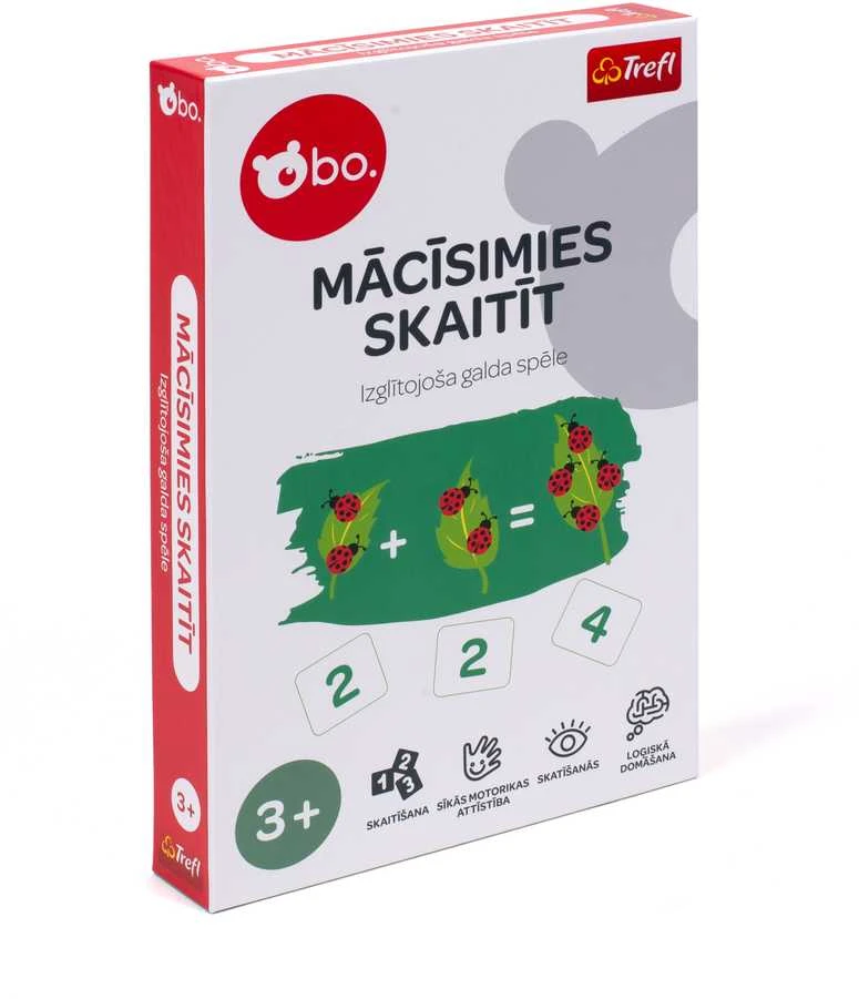 bo. Edukacinis stalo žaidimas Skaičiavimas, latvių kalba,