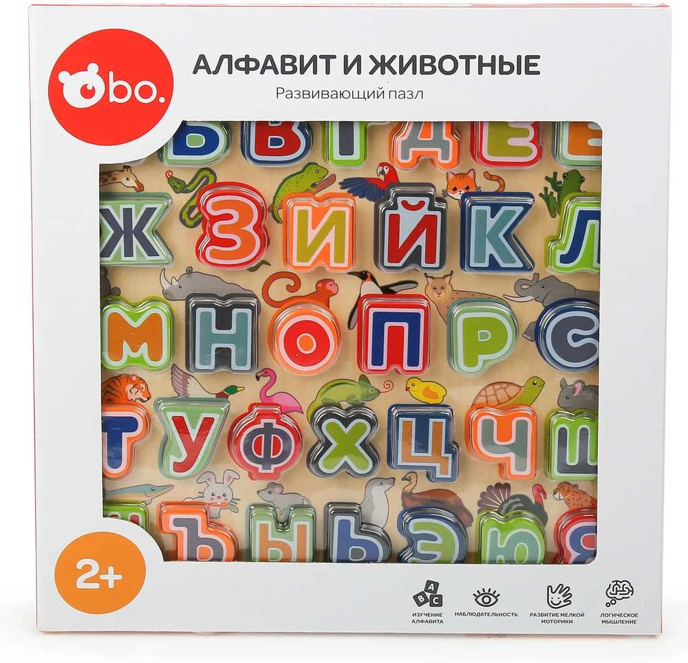 bo. Dėlionė „Abėcėlė ir gyvūnai“, rusų k.