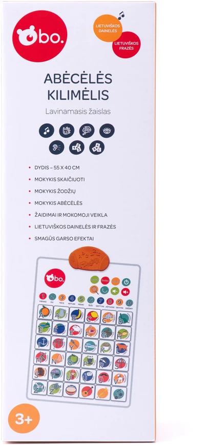 bo. Lavinamasis Žaislas - Abėcėlės Kilimėlis (Lietuvių kalba)