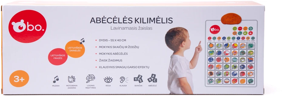 bo. Lavinamasis Žaislas - Abėcėlės Kilimėlis (Lietuvių kalba)