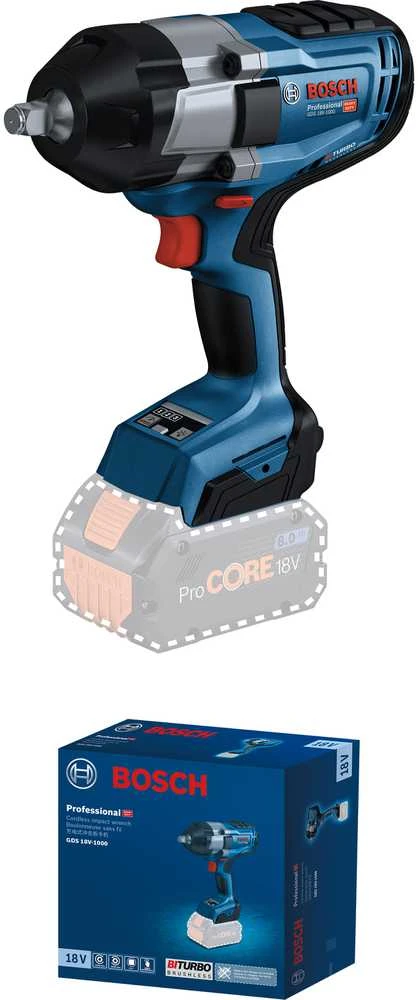 Bosch GDS 18V-1000, CT be akumuliatoriaus ir kroviklio