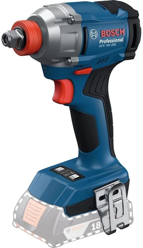 Smūginis suktuvas-veržliasūkis Bosch GDX 18V-285 Professional; 18 V (be akumuliatoriaus ir pakrovėjo)