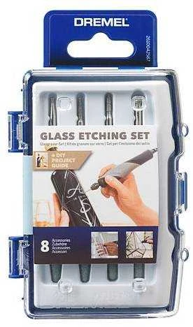 Dremel Bosch 682 8 dalių komplektas Glass etching