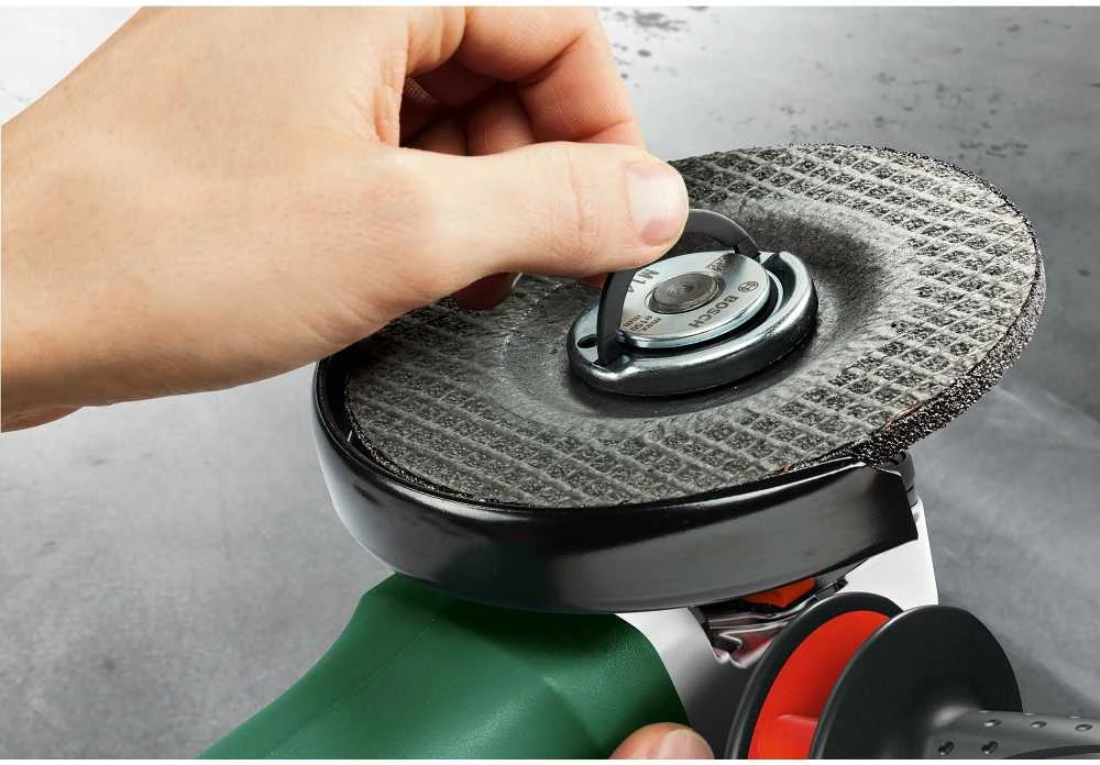 Bosch Akumuliatorinis kampinis šlifuoklis AdvancedGrind 18V-80 125mm be akumuliatoriaus ir kroviklio