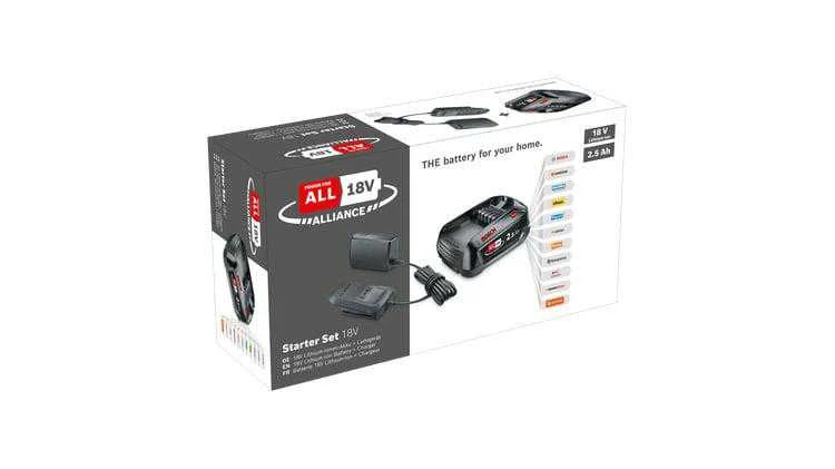 Bosch akumuliatoriaus ir kroviklio rinkinys 18V Alliance; 18 V; 1x2,5 Ah