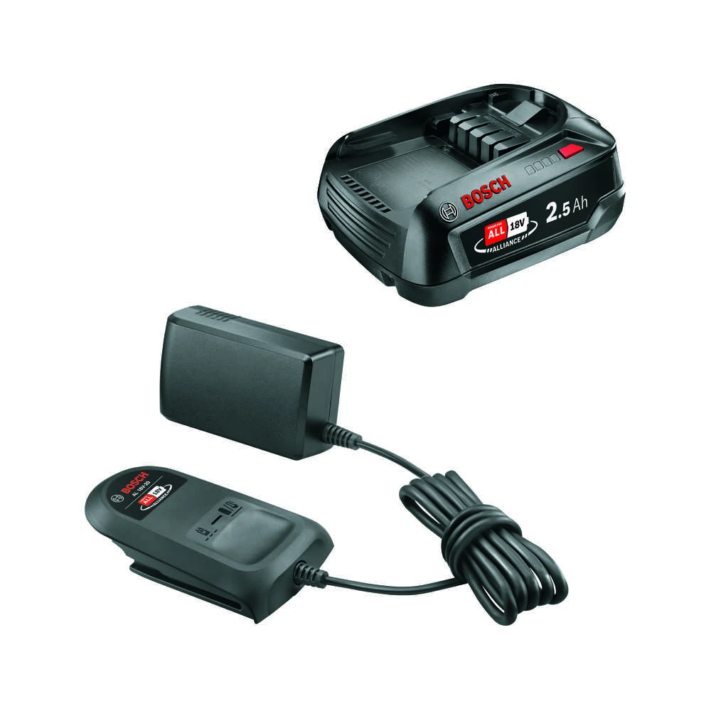 Bosch akumuliatoriaus ir kroviklio rinkinys 18V Alliance; 18 V; 1x2,5 Ah