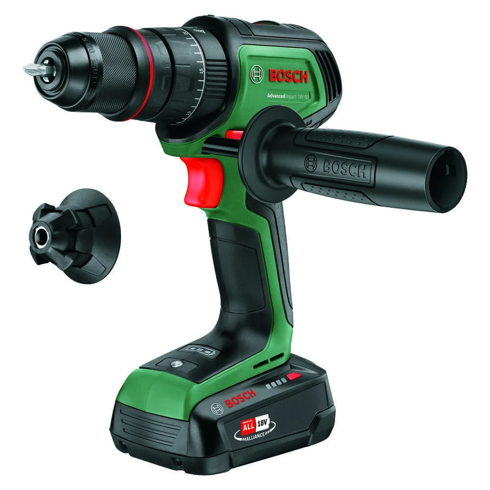 Bosch AdvancedImpact18V-80 su papildoma rankena