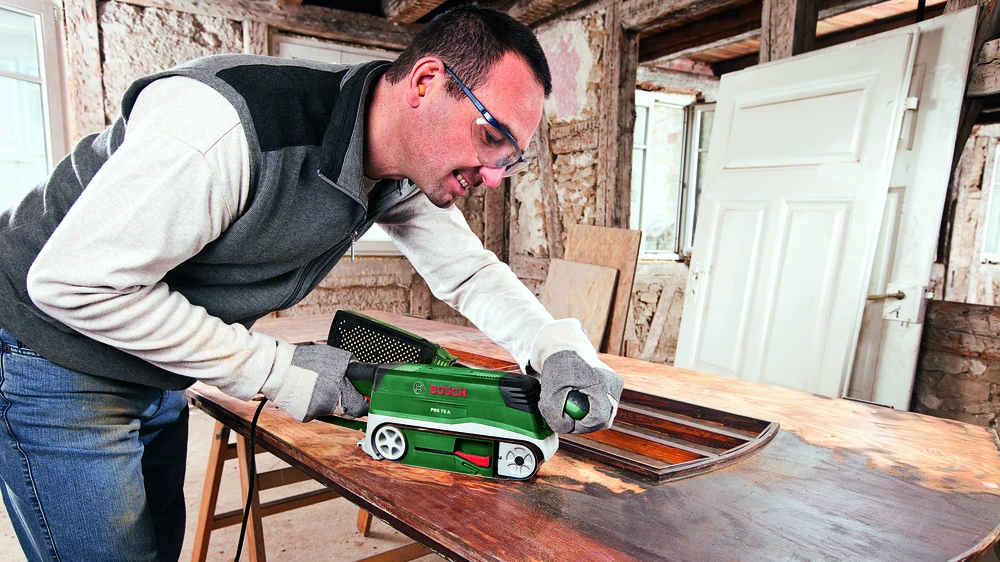 Bosch PBS 75 A Juostinis šlifuoklis