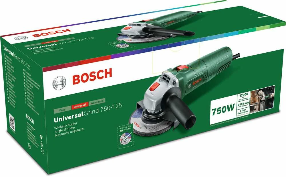 Bosch UniversalGrind 750-125 Kampinis šlifuoklis