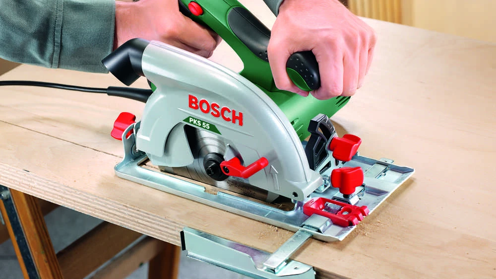 Diskinis pjūklas Bosch PKS 55 1200 W, 160 mm