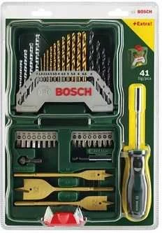 Grąžtas Grąžtų ir sukimo antgalių komplektas Bosch 2607017334; 40 vnt.