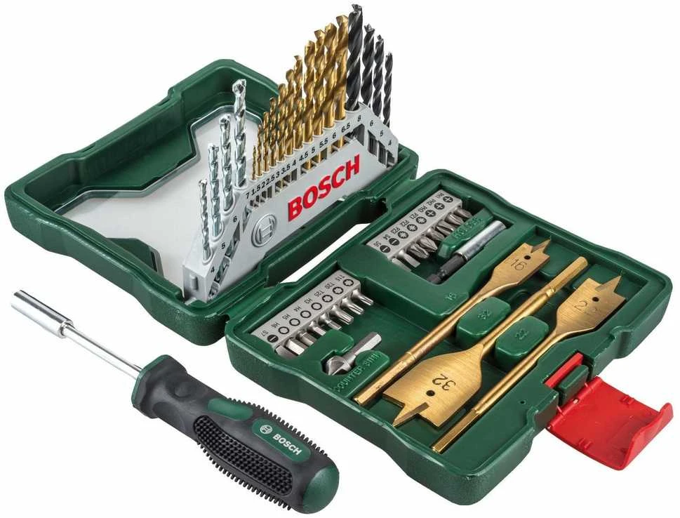 Grąžtas Grąžtų ir sukimo antgalių komplektas Bosch 2607017334; 40 vnt.