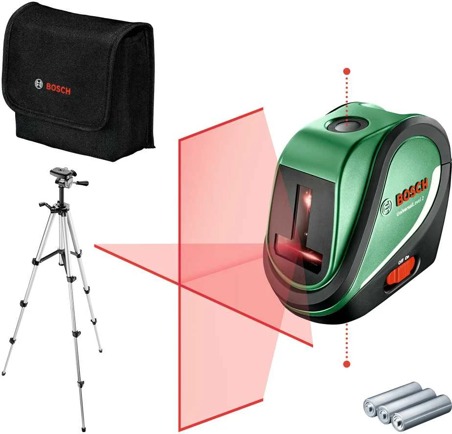 Kryžminis lazerinis nivelyras Bosch Universal Level 2