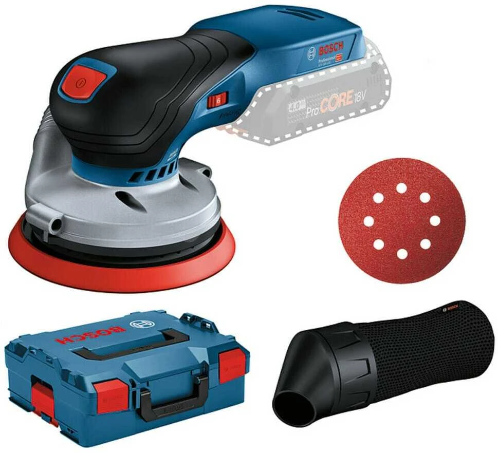 Bosch GEX 18V-125, be akumuliatoriaus ir kroviklio Ekscentrinis šlifuoklis
