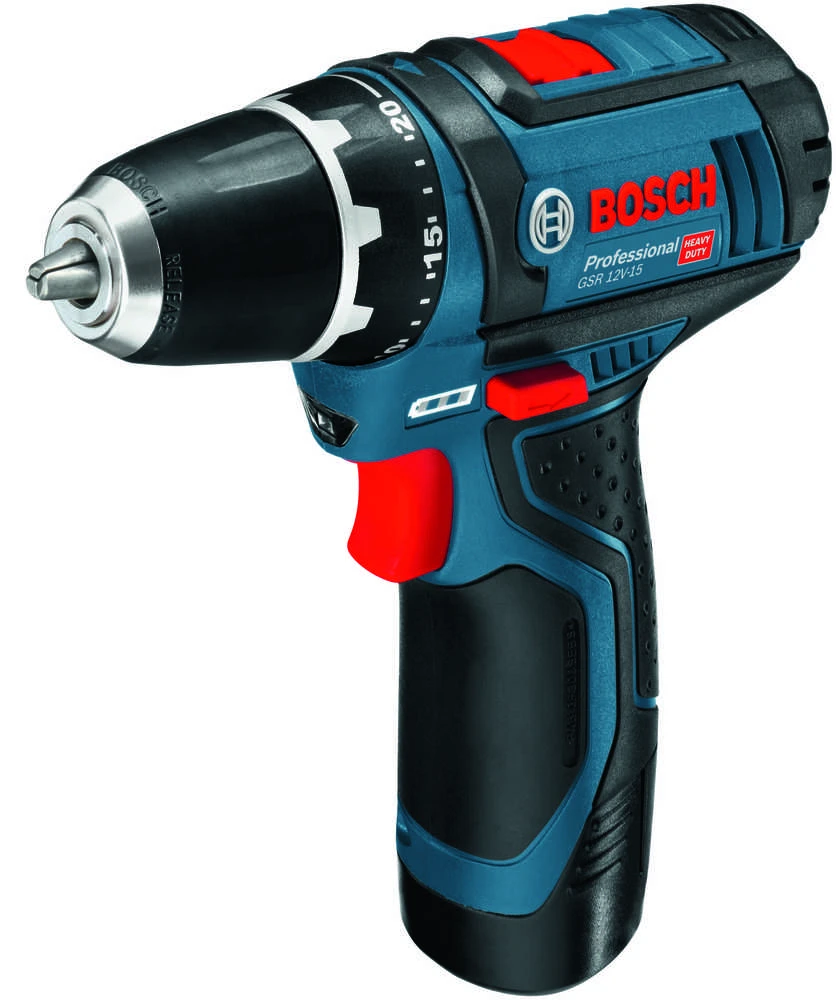 Bosch Akumuliatorinis suktuvas GSR 12V-15 2x2.0Ah Akumuliatorinis Suktuvas