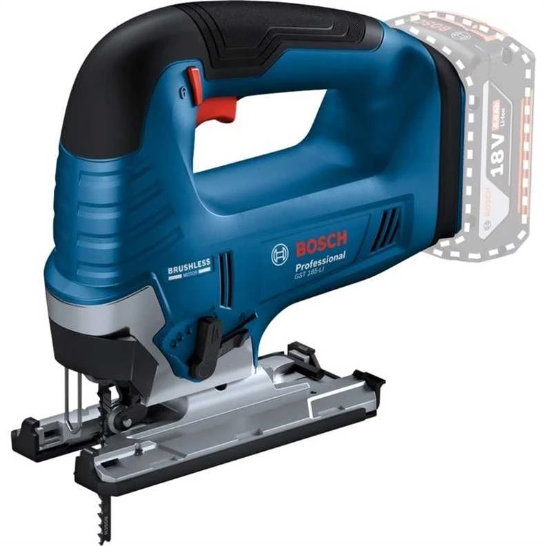 Akumuliatorinis siaurapjūklis BOSCH GST 18V-125 B CT Solo