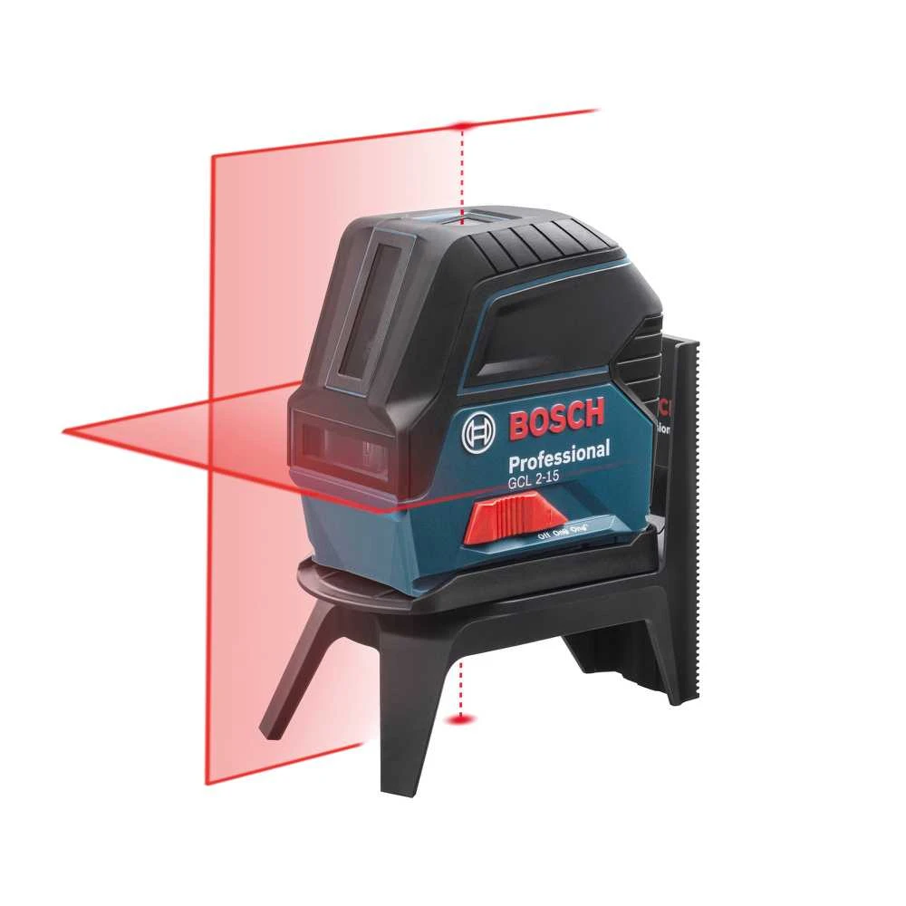 Bosch Kombinuotasis lazeris GCL 2-15 + 3x1.5V AA + krepšys