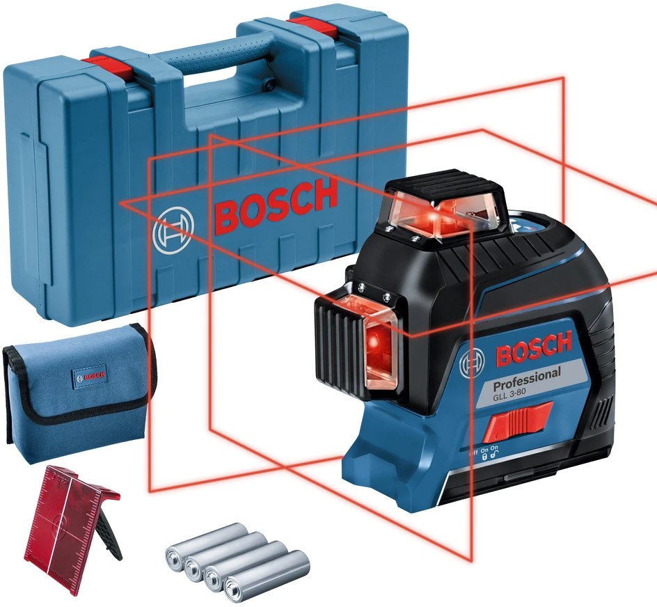 Bosch Linijinis lazerinis nivelyras GLL 3-80
