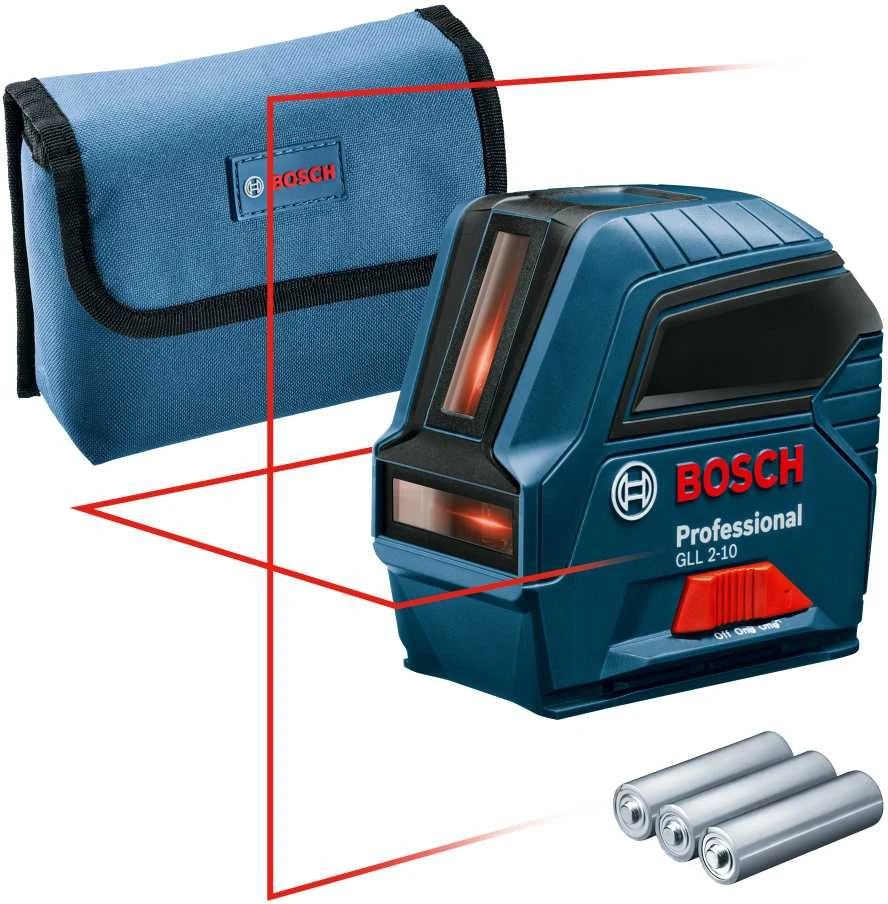 Linijinis lazerinis nivelyras Bosch GLL 2-10 PROFESSIONAL