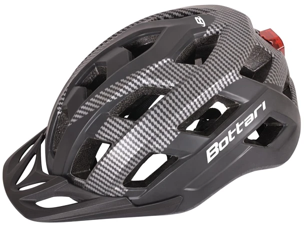 Dviratininkų šalmas Bottari 94004GB, juodas/pilkas, L/XL