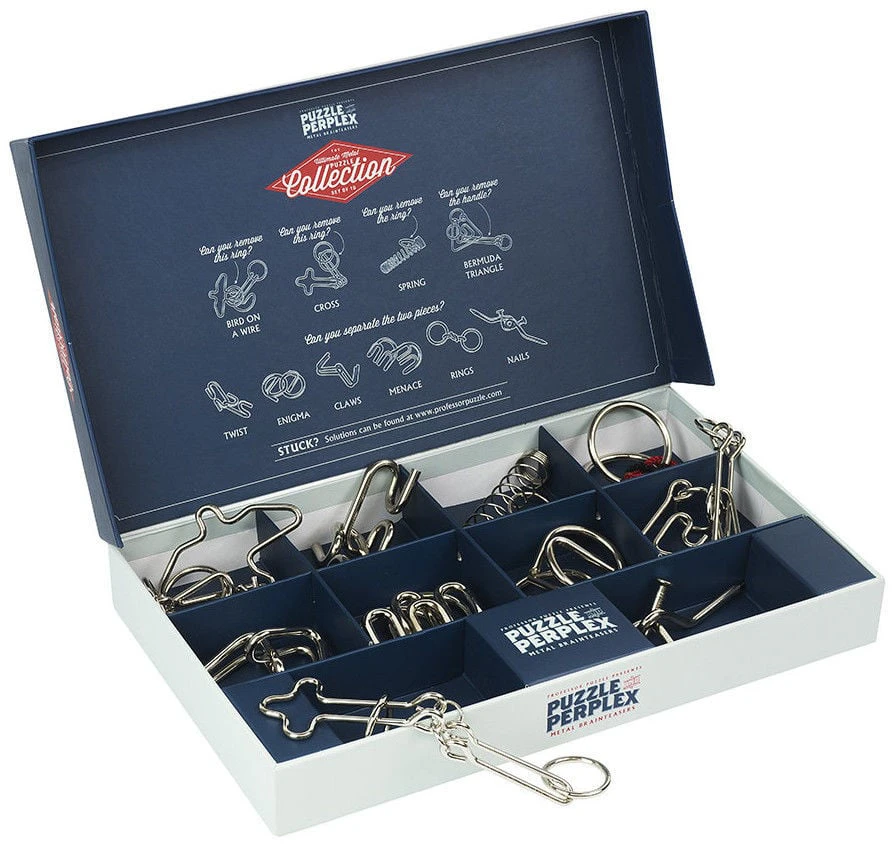 Brain_Games Stalo žaidimas Professor Puzzle Perplex Range Set Of 10