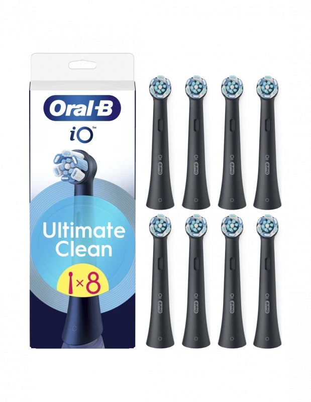 Braun CBF 8 Oral-B UltimateClean Juodas Dantų Šepetėlio Galvutės, 8 Vnt.