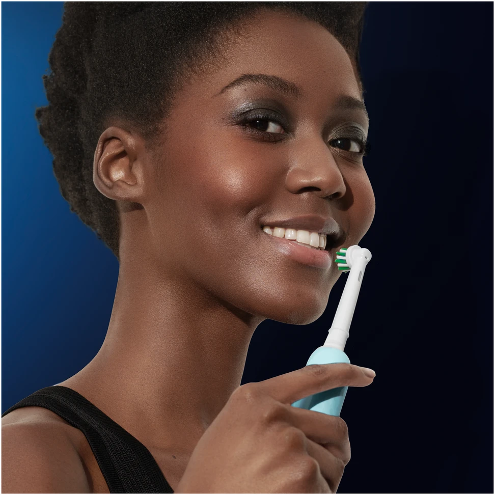 Braun Oral-B | Elektrinis dantų šepetėlis su Travel Case | Pro Series 1 | Įkraunamas | Suaugusiems | Šepetėlių skaičius galvutės įeina 1 | Number of teeth brushing modes 3 | Caribbean Mėlyna