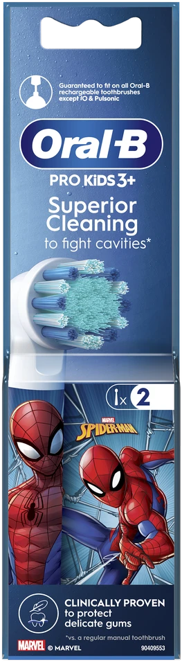 Braun Dantų šepetėlio galvutės Oral-B EB10S Spiderman, 2 vnt.