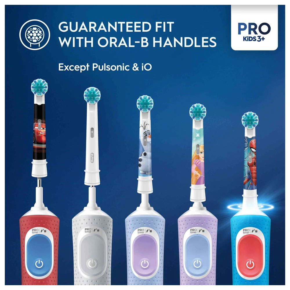 Oral-B Kids Heads Spider-Man Replacement Dantų šepetėlis Head