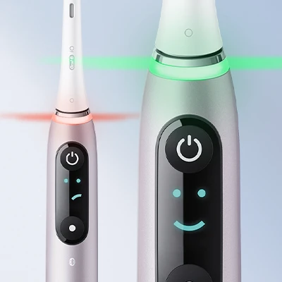 Braun iOM6d.2I6.1 Oral-B iO6 Duo Pack Elektrinis Dantų Šepetėlis Baltas + Rožinė Sand Extra Handle