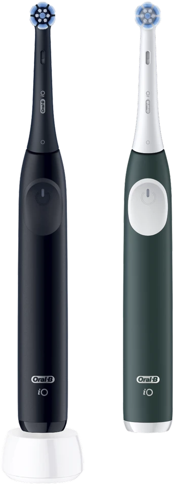 Braun iOS2d.2ZZ9.0 Oral-B iO2 Elektrinis Dantų Šepetėlis Duo Night Juodas and Žalias Forest