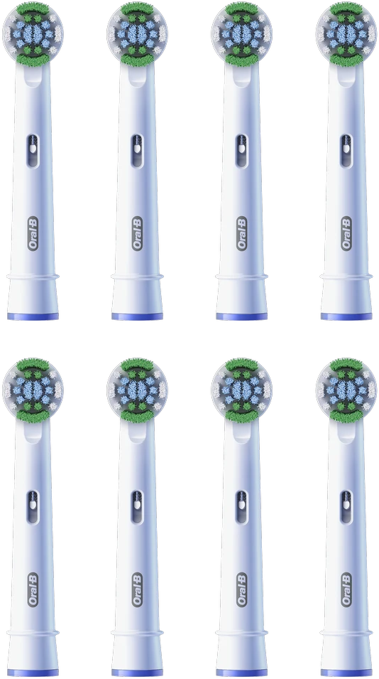 Braun Oral-B EB20-8 ir Precision Clean Pro dantų šepetėlio galvutės, 8 vnt.