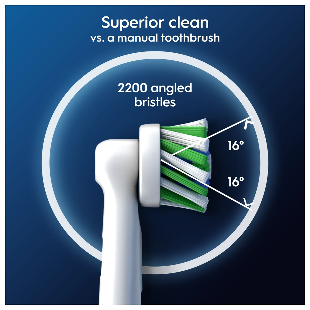 Braun Oral-B EB50-2 Cross Action Pro Dantų Šepetėlio Galvutės, 2 vnt.