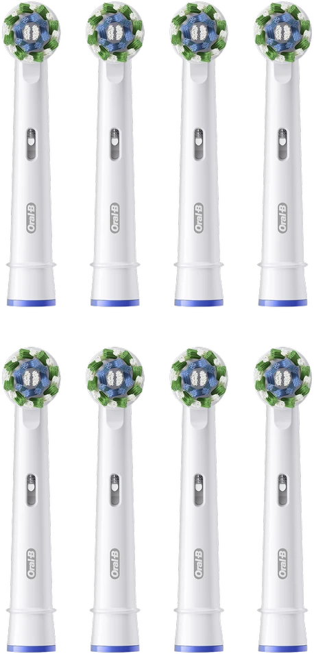 Braun Oral-B EB50-8 Cross Action Pro Dantų Šepetėlio Galvutės, 8 Vnt.