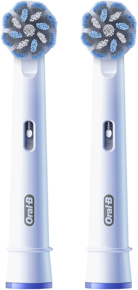Braun Oral-B EB60-2 Jautrus Clean Pro Dantų Šepetėlio Galvutės, 2 Vn