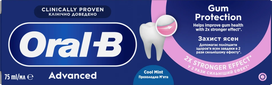 Braun Oral-B Professional Gum Protection Cool Mint Dantų pasta, 75 ml