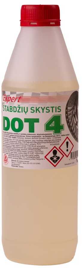Alytaus Chem Stabdžių skystis Expert DOT-4, 1 l