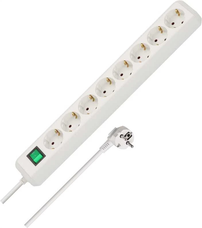 Buitinis ilgintuvas BRENNENSTUHL ECO-LINE. 8 vietų. 3 m