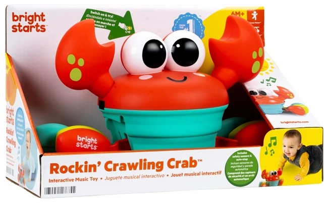 Anek Bright_Start INTERACTIVE CRAWLING CRAB TOY