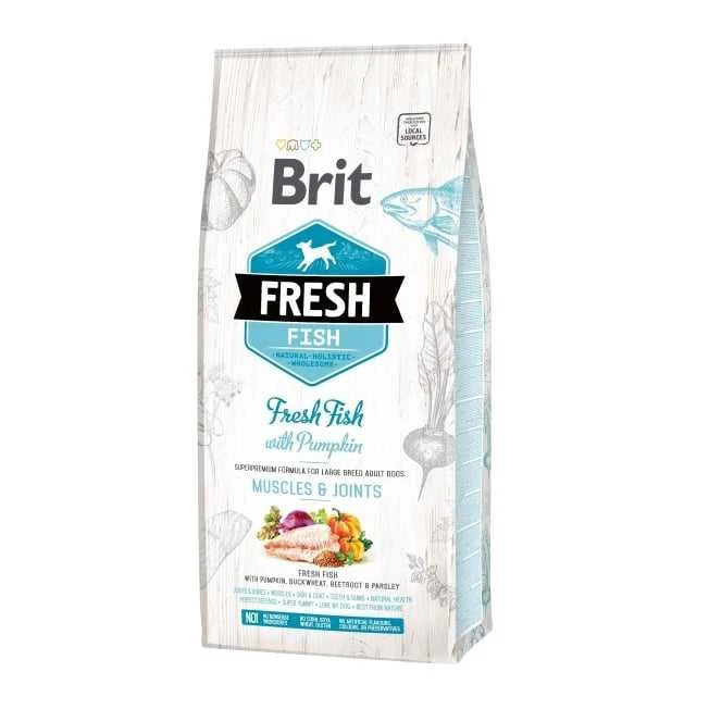 Brit Fresh Dog žuvis su moliūgu Suaugęs Didelis 12kg