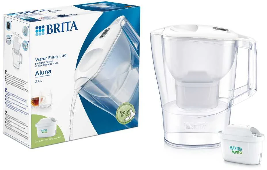 Vandens filtravimo indas Brita ALUNA, 2.4 l, balta sp.