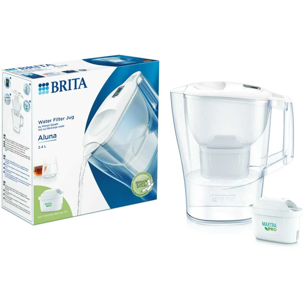 Vandens filtravimo indas Brita ALUNA, 2.4 l, balta