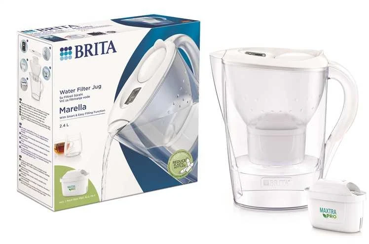 Vandens filtravimo indas Brita MARELLA. 2.4 l. balta