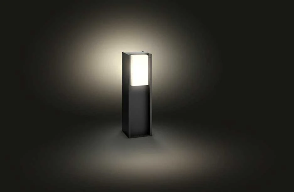 Philips Hue Stulpinis lauko šviestuvas Turaco (Baltos šviesos)