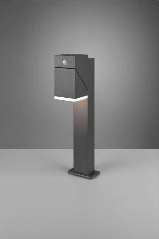 Laisvai pastatomas lauko šviestuvas „Trio Avon“, 7W, LED, IP54, antracito sp., 12 cm x 50 cm