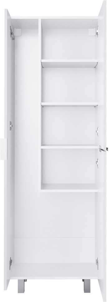 Laisvai pastatoma vonios spinta Domoletti SU60DL-3, balta sp., 32 cm x 60 cm x 172 cm