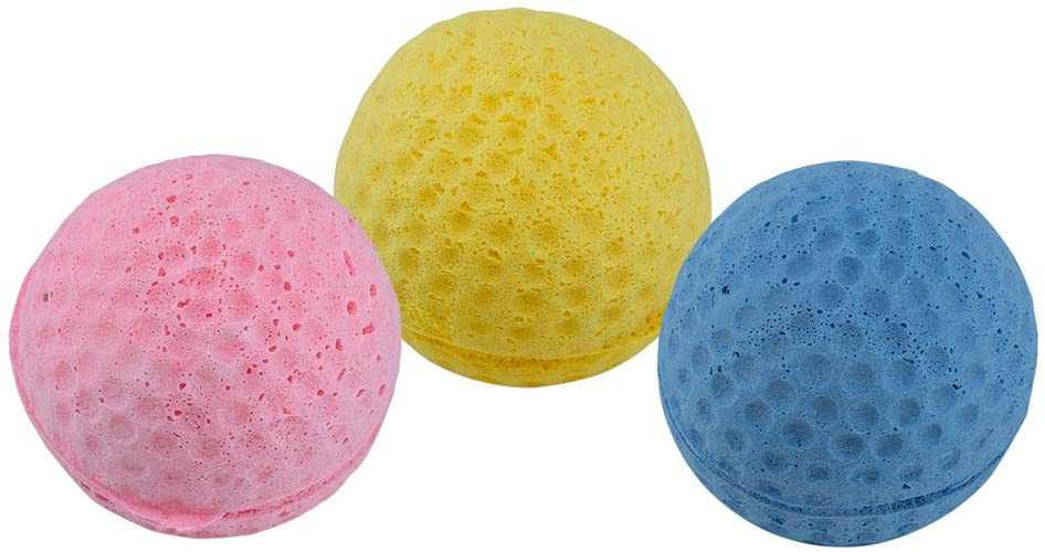 Kamuoliukai Ferplast Toy, mėlyna sp./geltona sp./rožinė sp.