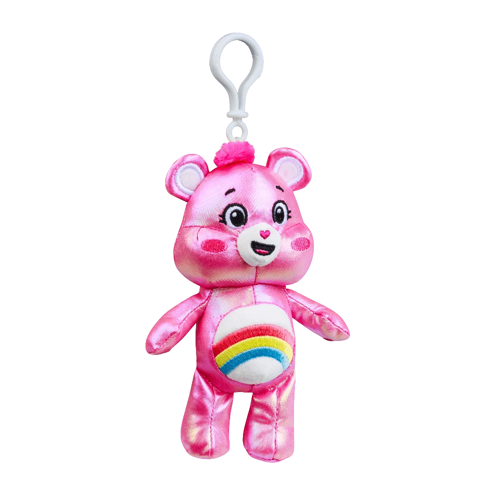 CARE BEARS Prisegamas pliušinis herojus kapsulėje, 15 cm